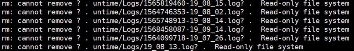 關于Read-only file system問題的解決